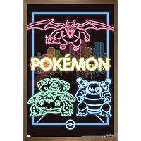 Amazon|Trends International ポケモン ネオングループ ウォール Amazon|Trends International ポケモン ネオングループ ウォール