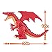 ROBO ALIVE Ferocious Roaring Dragon Battery-Powered Robotic Toy by Zuru (Red)
