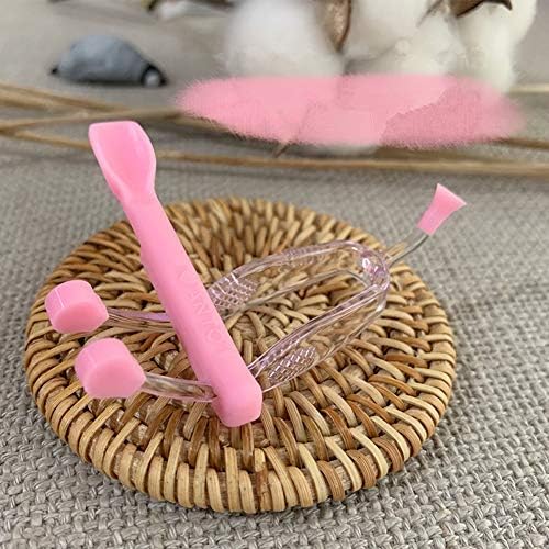 Miniatura 3 de MUDOR Herramienta de extracción de lentes de contacto suave, herramienta de inserción de lentes de contacto que incluye pinzas y cuchara suave,