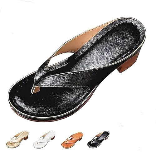 Women's Solid Color Summer Chunky Heel Sandals, Comfortable Heeled Sandals, Breathable Slip-On Square Open Toe Mules,