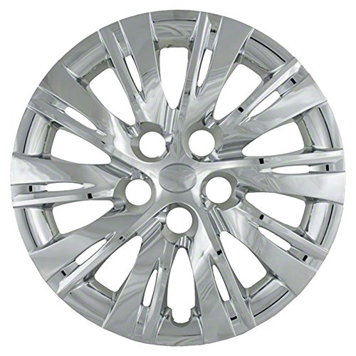 Upgrade Your Auto Set of Four 16' Silver Hubcap Wheel Covers for Toyota Camry 2012-2014 (Push-on)