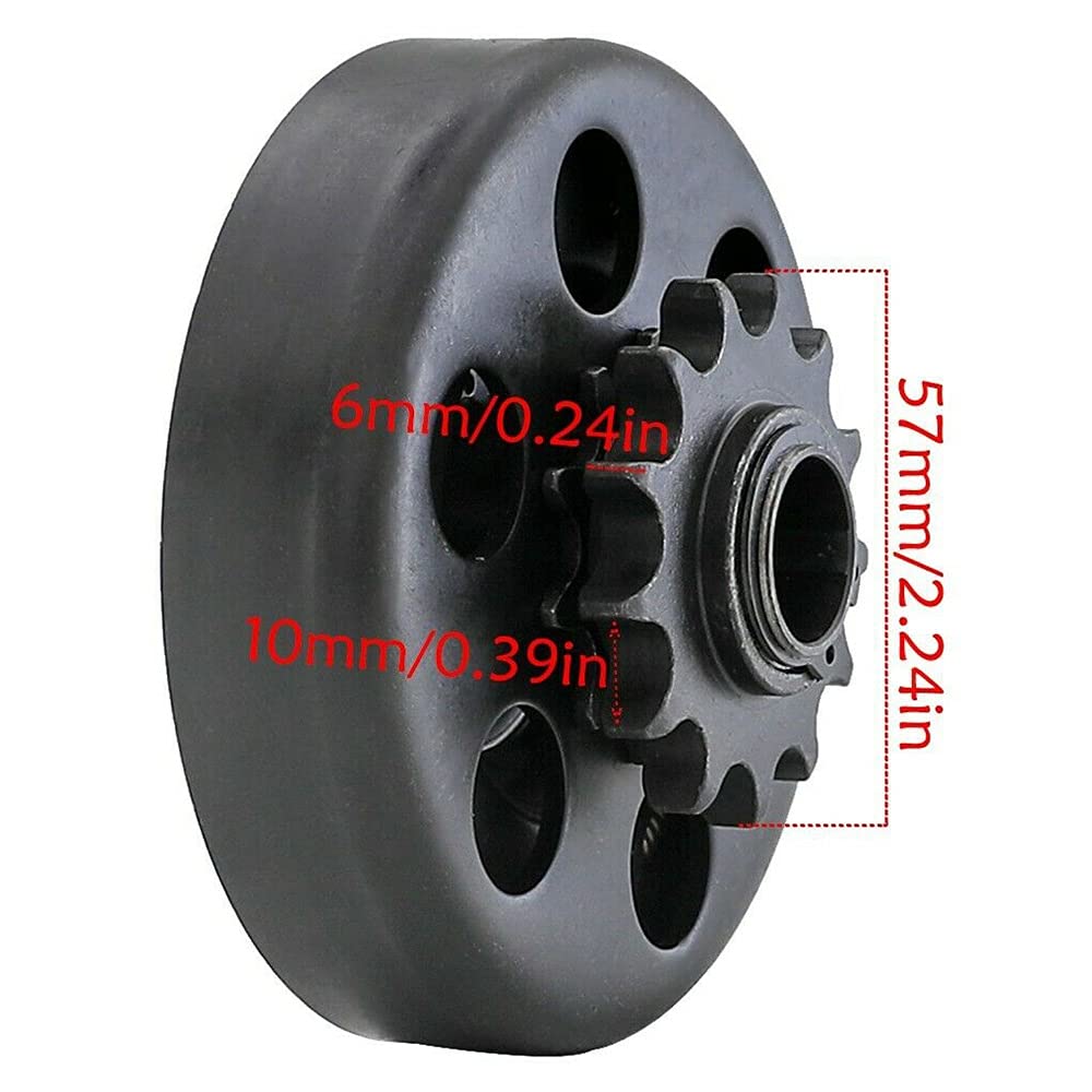 Embrayage centrifuge à 13 Dents de 20 mm pour - Chaîne d'embrayage 428 - Convient pour Karts, vélos, Chariots