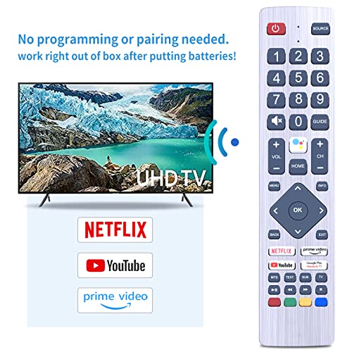 TCNOUMT Generic Replacement Remote Alternative for Sharp Smart HD Ultra TV With 4 Shortcut Buttons, no setup required - Image 4