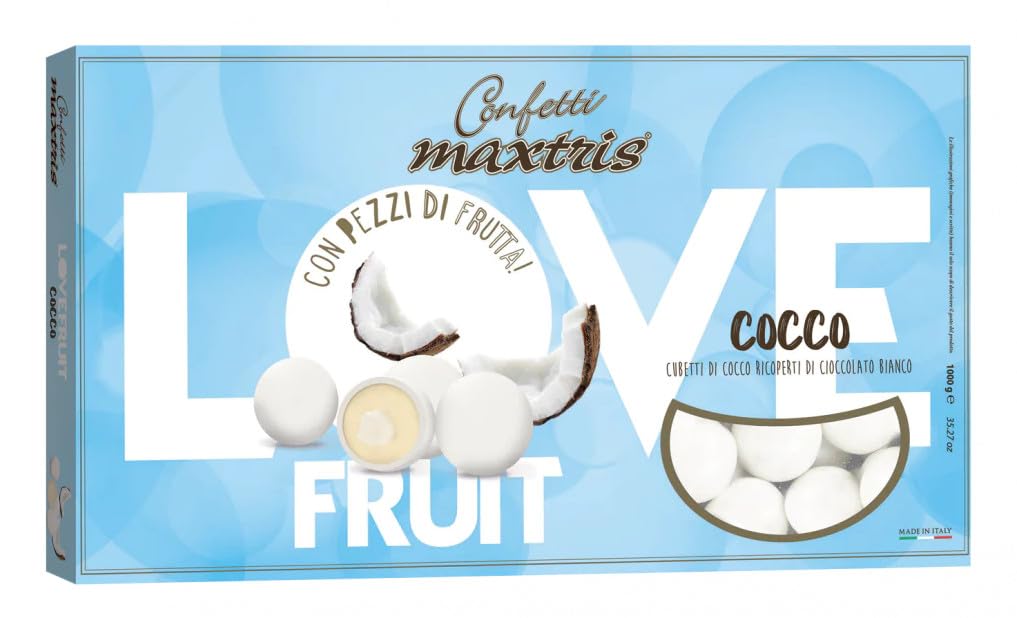 Confetti Maxtris Love Fruit Cocco 1 Kg