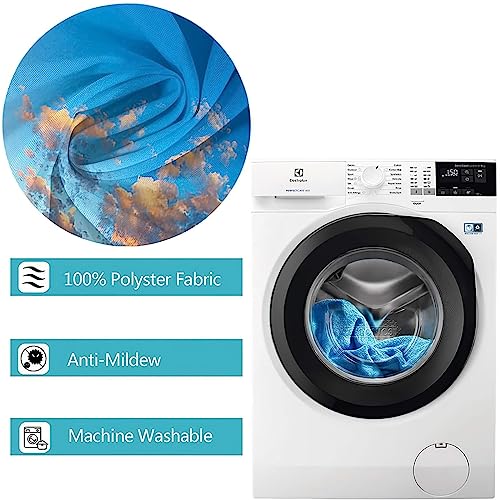 Rideau de douche en polyester de qualité supérieure bleu vert - 6