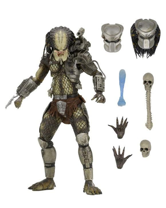 Predator 7"" Scale Ultimate Jungle Hunter Action Figure, 204 Months to 999 Months, Black