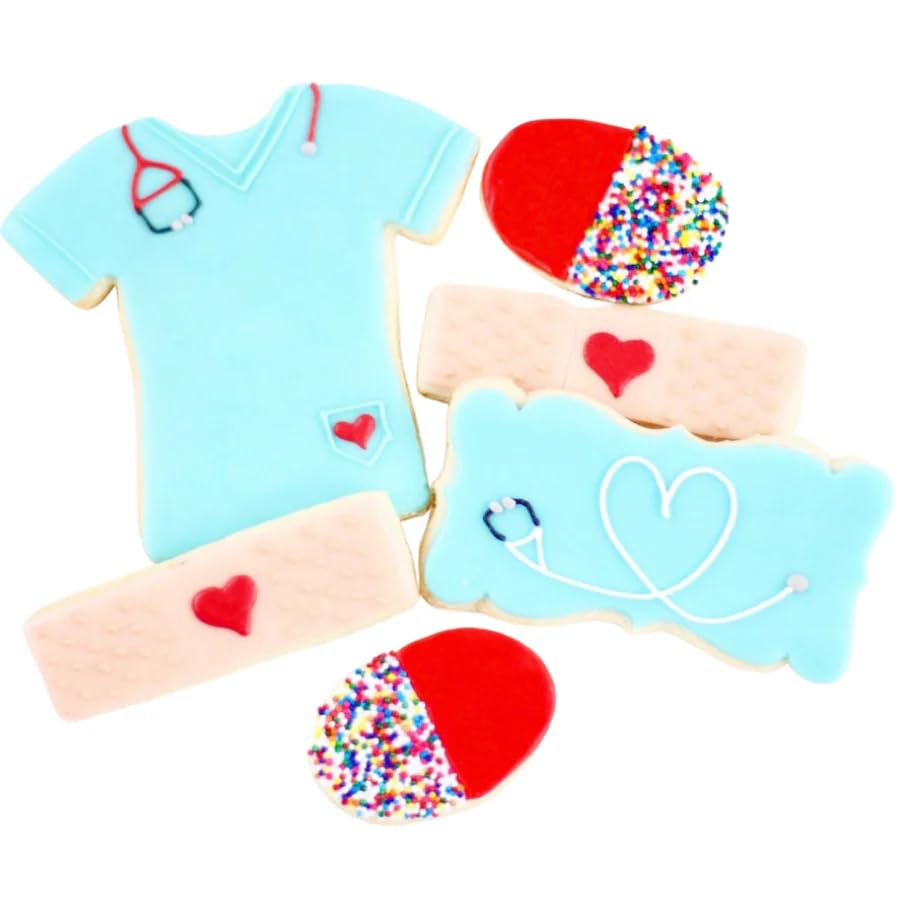 1 Dz. Nurse Love Cookie Set! Medical Soldiers on our Front Lines! Birthday, Nurse, Get Well, Feel Better Soon Party Favors Gift!