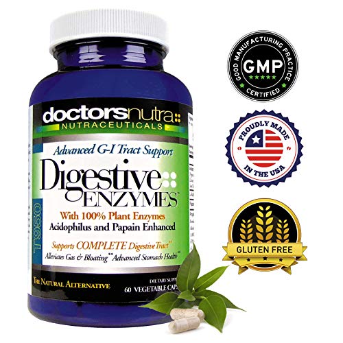 Doctors Nutra Nutraceuticals Digestive Aid Enzymes Natural Gi Digestive Stomach Intestinal Support Supplement Advanced Tract 950 #TOP2