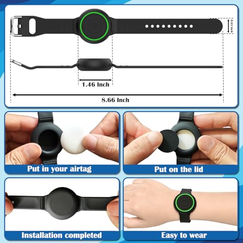 Waterproof Bracelet Compatible with Apple AirTag(1st/2nd) - image 2