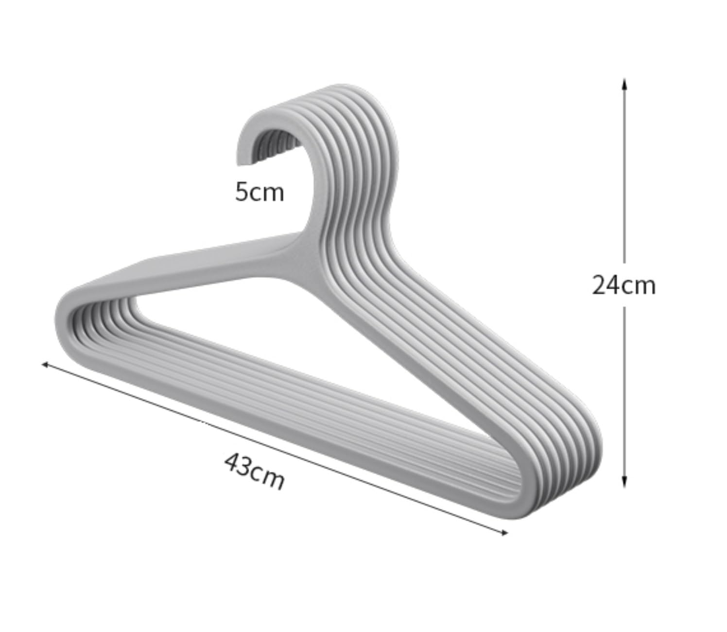 Perchas Armario Vestidor Perchas Sencillas Antideslizantes con Diseño Que Ahorra Espacio For Chaquetas, Pantalones Y Camisas Duraderas Ahorra Espacio(White,30pcs)