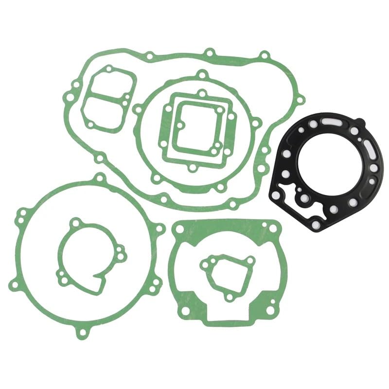Motorcycle Engine Crankcase Clutch Cover Cylinder Gasket Kits Set Compatible with KDX200 KDX 200 1995-2006