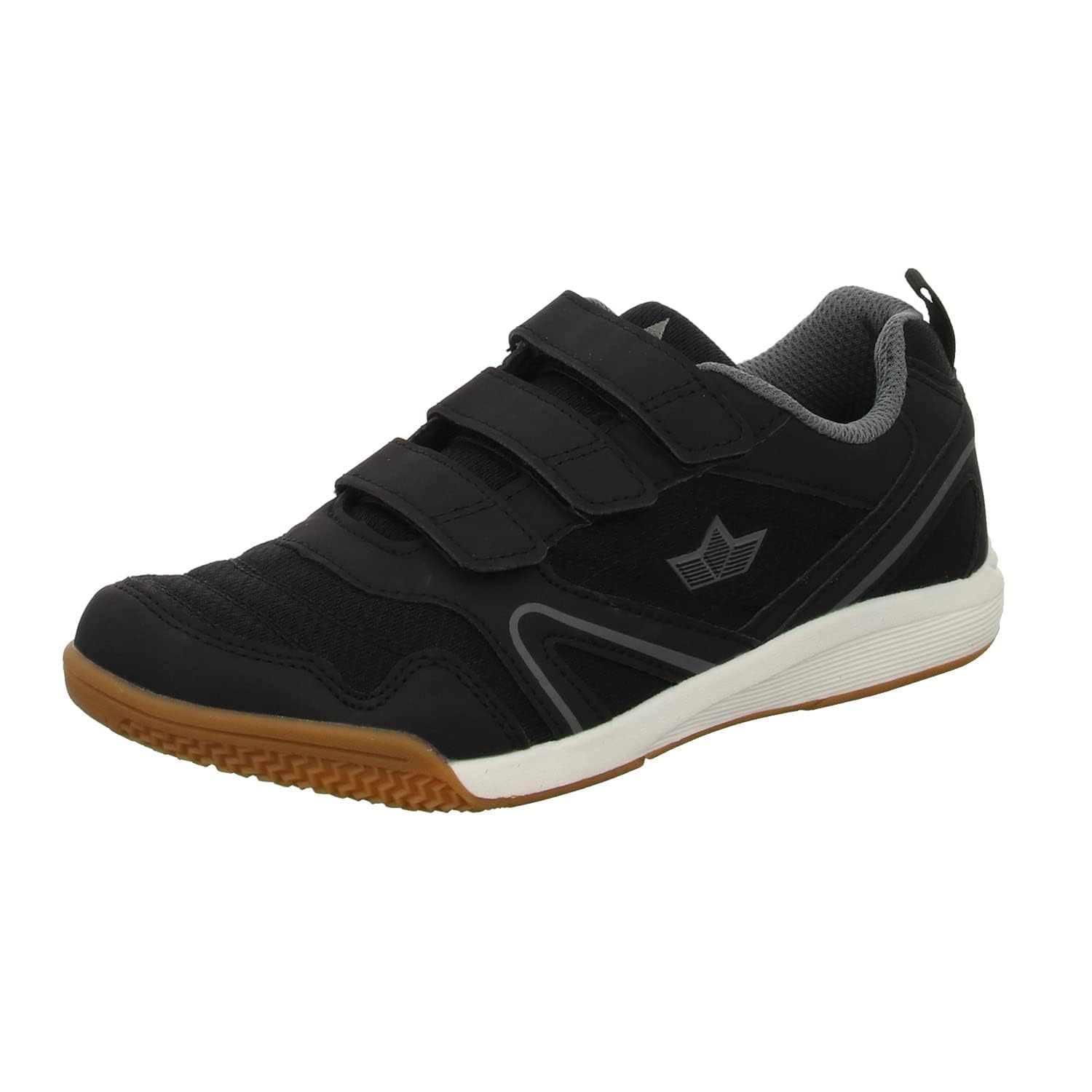 Lico BOULDER V Unisex Kinder Multisport Indoor Schuhe, Schwarz/ Anthrazit, 33 EU
