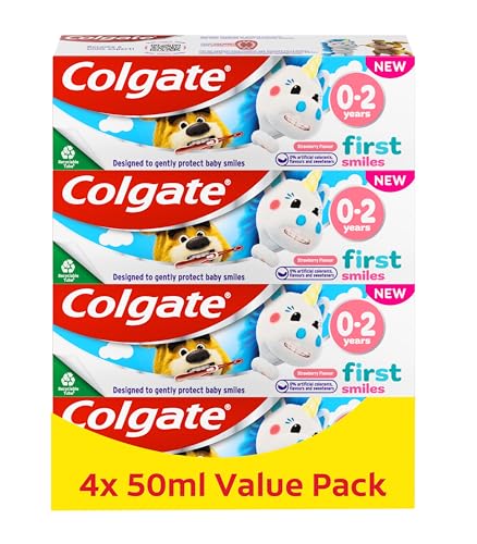 Colgate Kids Toothpaste 0-2 Years 50ml (Pack of 4)