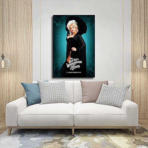 Chudao The Best Little Whorehouse In Texas Retro Movie Poster Art Aesthetics Restaurant School Dormitory 1 Canvas Poster Bedroom Decor Sports Landscape Office Room Decor Gift Frame:12×18Inch thumb #4