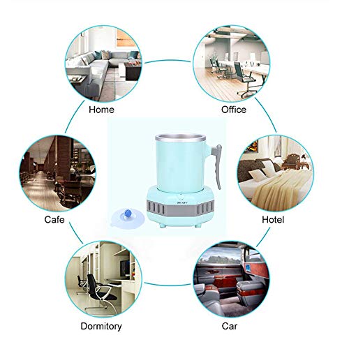 WENKOEBY Mini Ice Maker Machine, Portable Instant Cooling Cup, Cooling