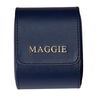 PREMIUM DESIGN: Elegant blue PU leather watch roll case with a secure snap closure, perfect for travel and safe storage of luxury timepieces WATCH COMPATIBILITY: Accommodates watches up to 55mm in width and 18mm in depth, with bracelet sizes ranging ...