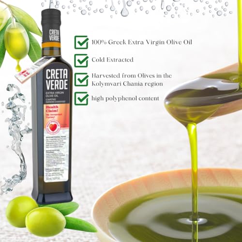 Aceite de oliva extra virgen orgánico Creta Verde 33.8 fl oz miniatura 3