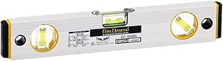EBISU Aluminum Level with Magnet and 3 Vials ED-23MDN (Japan Import)