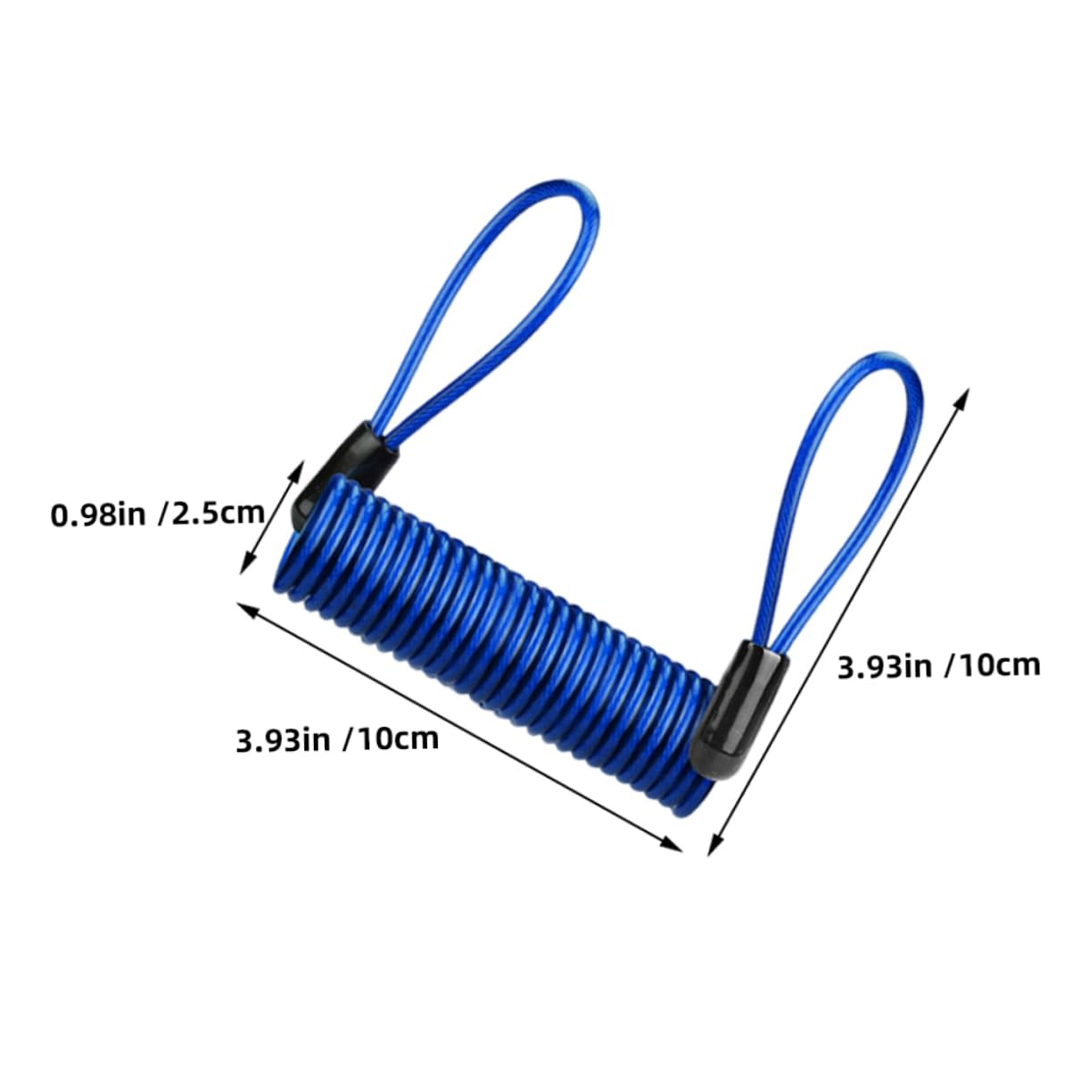 Cavo di Promemoria Blocca Disco Bici 3 Pezzi in Pvc | Uso Versatile, Indicatore di Sblocco, per City Commuting e Uscite in Campagna