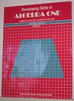Developing Skills in Algebra One (Blackline Masters, Book D) 0866512241 Book Cover