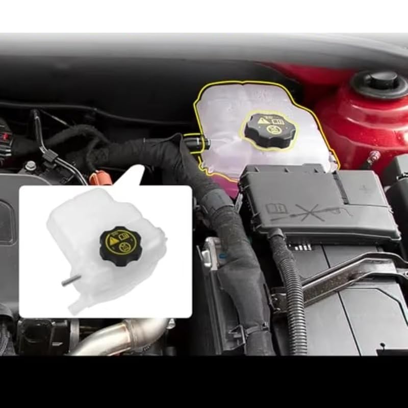 Compatible Con Buick Para Cascada Para Verano Depósito Refrigerante Coche Tanque Depósito Radiador Refrigerante Motor Con Tapa 13393368 Reserva Refrigerante