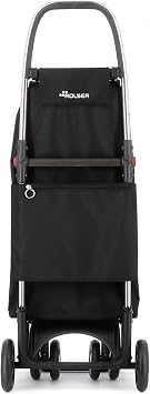 Rolser I-Max MF 4 Wheel 2 Swivelling Foldable Shopping Trolley - Black