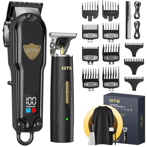 GTSPro Hair Clippers for Men, Clippers and Trimmers Set, Barber Clippers, Electric Hair Trimmer with...