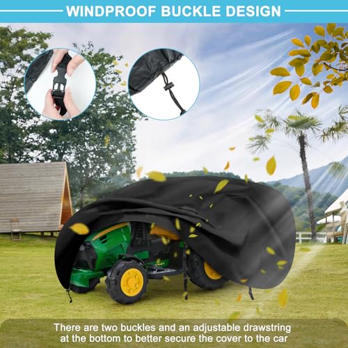 Image of Kids Ride On Toy Tractor Cover, 70 inch x 28 inch x 26 inch Outdoor Waterproof Cover