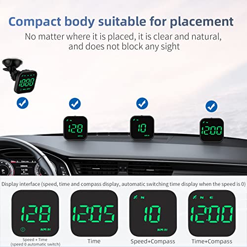 image for ACECAR Digital GPS Speedometer, Car Universal HUD Head Up Display with