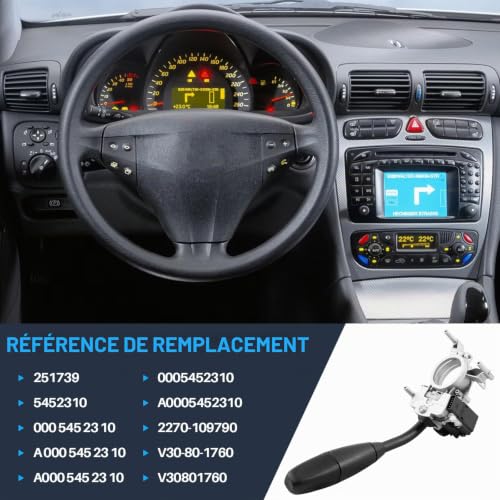 Commodo Mercedes W203 interrupteur de colonne de direction