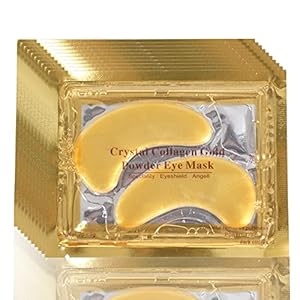 24K goud onder ogen behandeling masker onder oogmaskers, collageen oogmasker, verwijder oogzakken en donkere kringen…