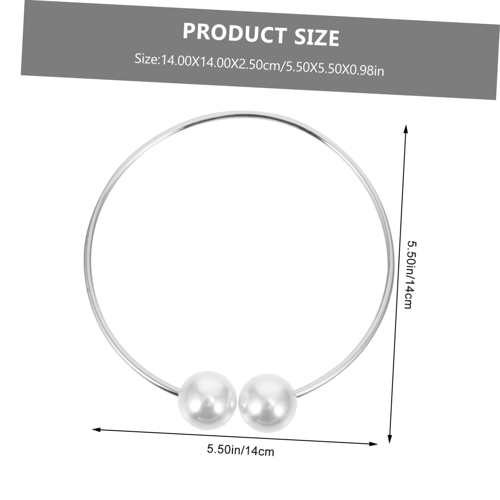 Cabilock 2pcs Adjustable Pearl Curtain Tiebacks Elegant Holdbacks for Home for Windows Versatile Design for Various Settings for Housewarming