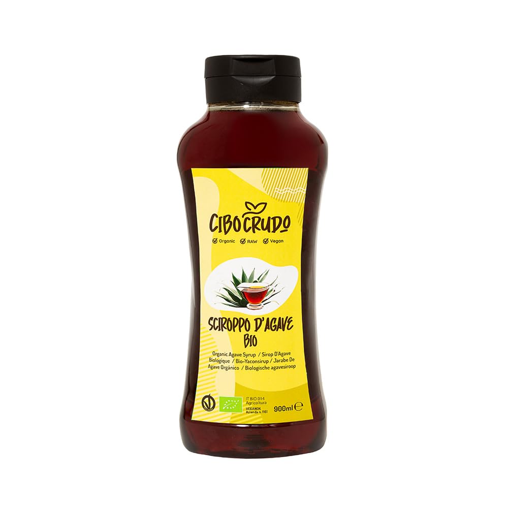 Sciroppo di Agave Senza Zucchero Bio - 900ml. Sciroppo d'Agave Biologico  Dolcificante Naturale Liquido o Succo di Agave. Organic Maple Syrup. :  Amazon.it: Alimentari e cura della casa