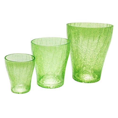 Polnix Pot van keramiek, serie orchi, transparant, groen, diameter 13,5 cm, hoogte 16,5 cm - Image 5