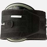 Aspen QuikDraw RAP Back Brace with Regular Anterior Panel- Medium Black with Black Reg Rigid...