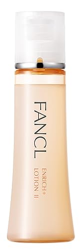 FANCL Enrich+ Lotion II - Loción facial 100% libre de conservantes con niacinamida, hidratación, soluciones antienvejecimiento, reafirmantes y