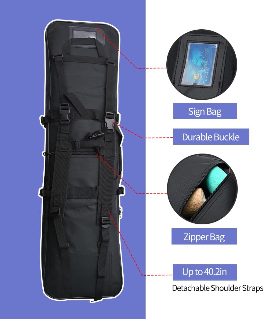 Rifle Bag, Tactical Long Rifle Backpack, Portable Shotgun Case for Firearm Storage and Transportation, Suitable for Outdoor Hunting Shooting - Image 5