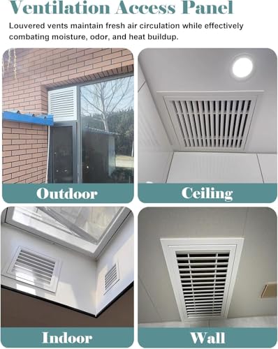 Puerta de acceso de fontanería ventilada con control de polvo activo 3