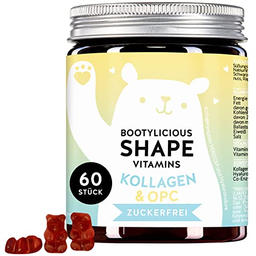 Kollagen & OPC Hochdosiert Gummibärchen - Shape Gummies - Straffe Haut - Bears with Benefits Bootylicious