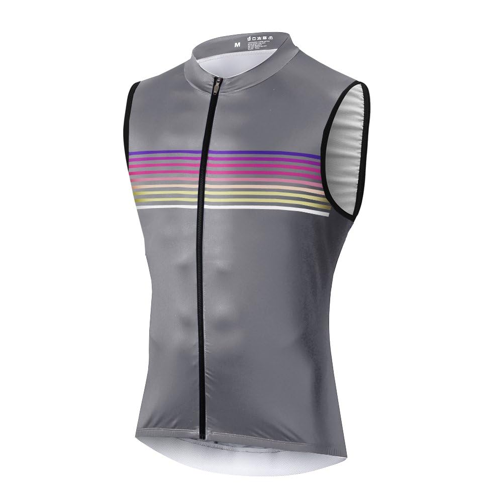 Ugly Frog Ciclismo Gilet Antivento da Uomo Traspirante Senza Maniche Ciclismo per Bicicletta WMJX03F
