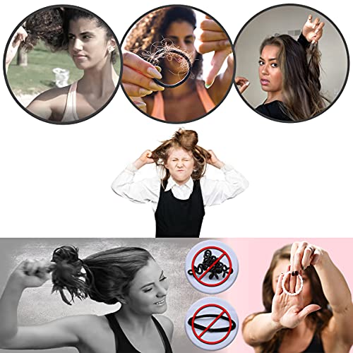 Pro Hair Tie - Easy-Release Clasp - Secure Hold - No Damage - Great For Any Active Lifestyle (Neutral Pack Of 8) #TOP2