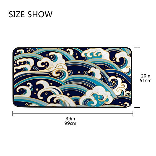 Tapis de cuisine barracuda antidérapant pour décorer la maison et le bureau