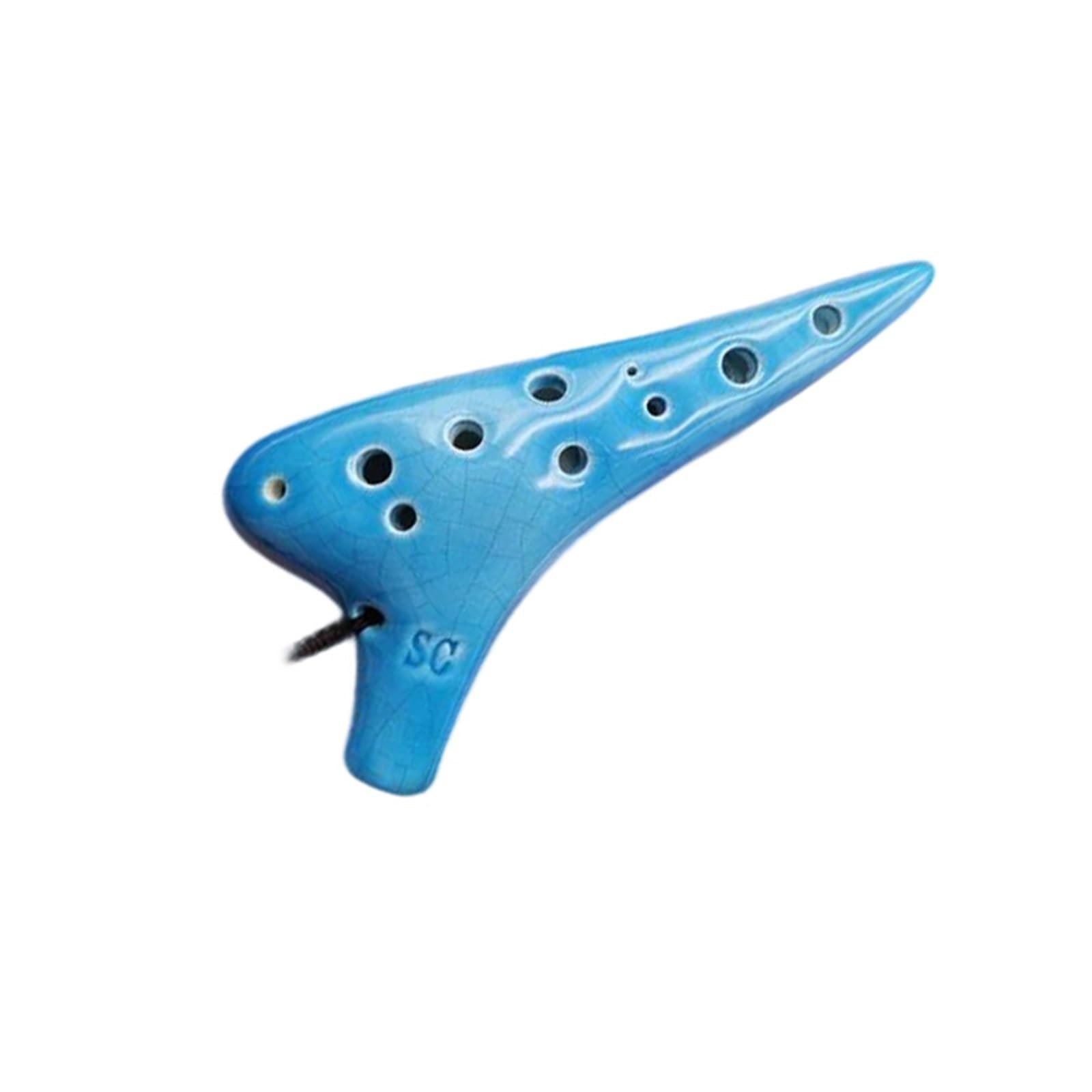 Ocarina Ocarina Professionale Per Principianti 12 Fori SC Tone Blue