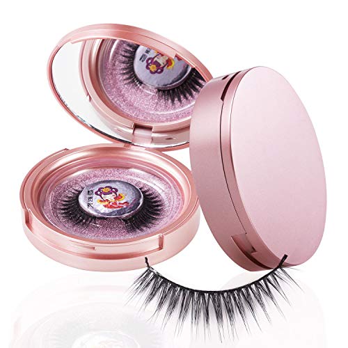 AYIXIU Women Water Self-adhesion Fake Eyelashes 3D Faux Mink False Lashes Ensure Charming False Eyelashes Natural Eyelashes Sets Glossier Lash Lift Kit