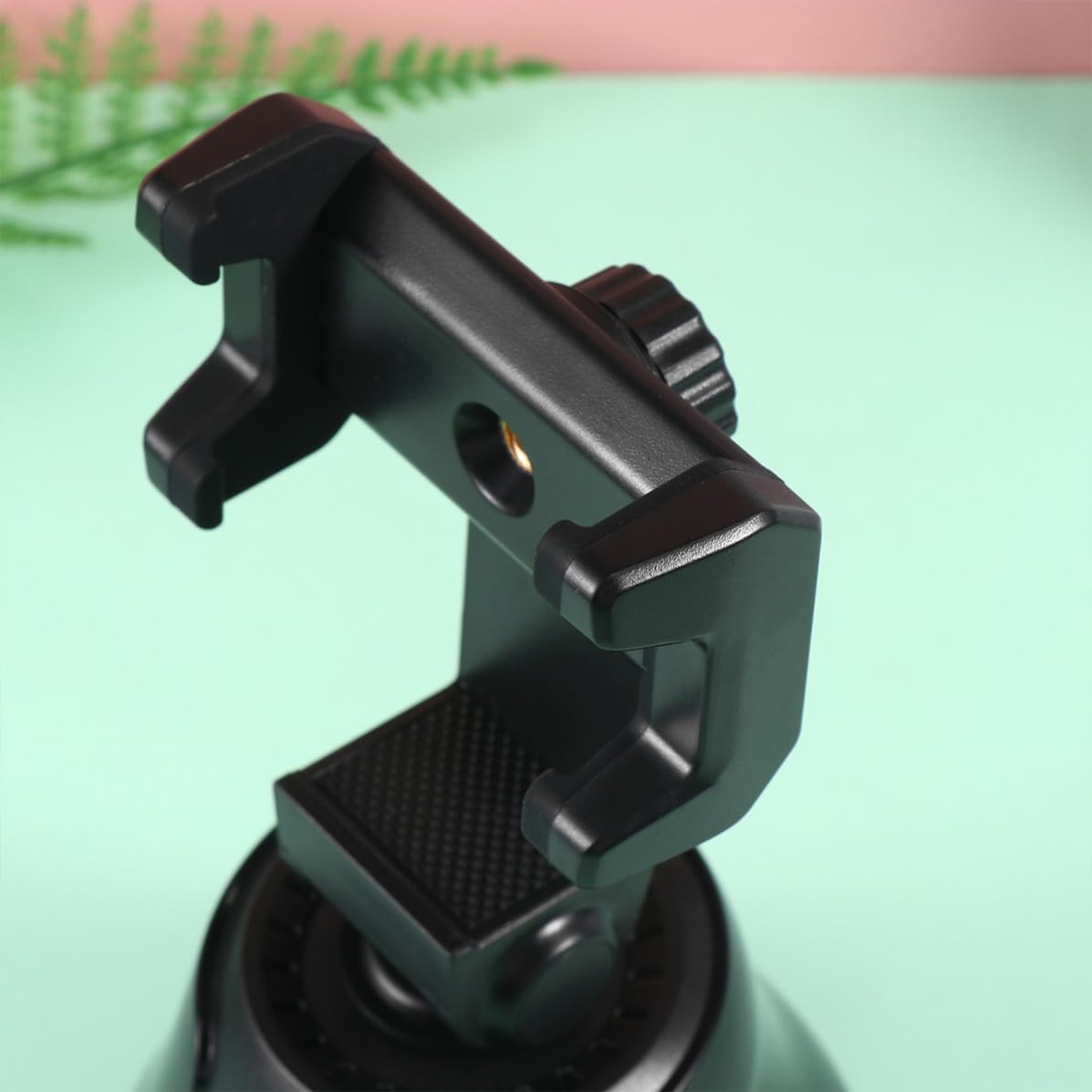 UKCOCO Smart Phone Stand 360° Face Recognition with Ai Composition Plastic Holder for Man and Woman, Auto Following Shot Phone Rack for Live Streaming and Video Shooting