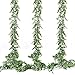 Faux greenery garlands