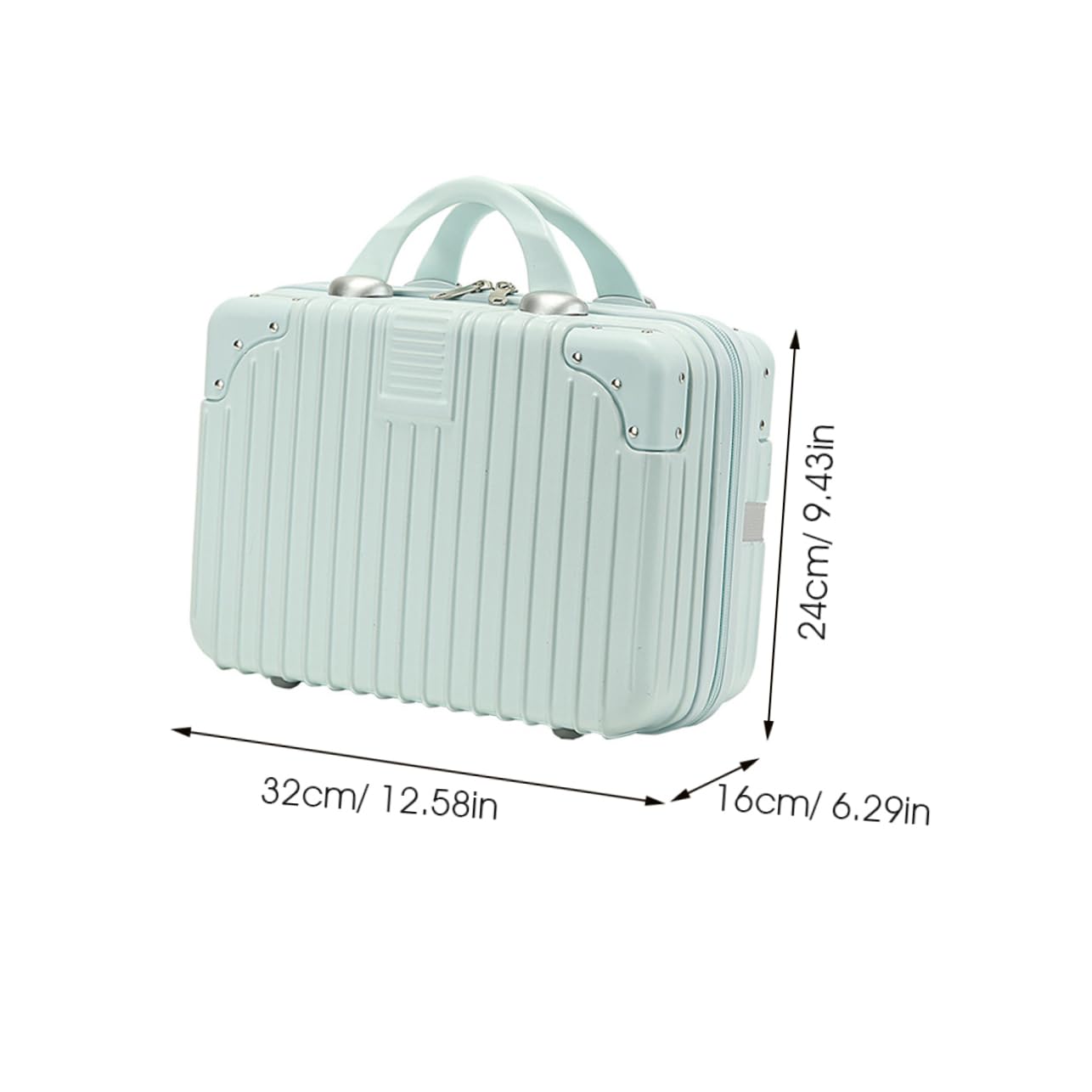 FOYTOKI Travel Makeup Organizer Small Makeup Case Portable Storage Hardshell for Women