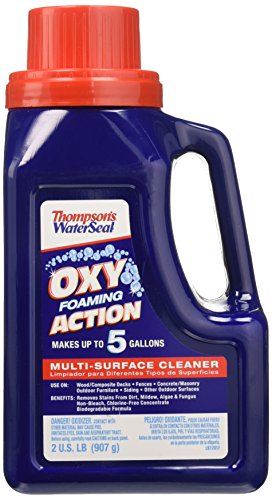Thompson's TH.087731-42 WaterSeal Oxy Foaming Action Exterior Multi-Surface Cleaner, 2 lb