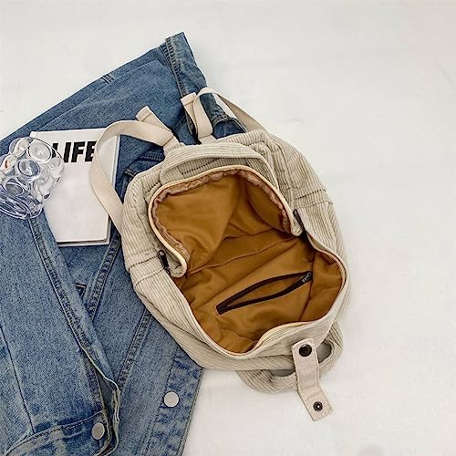 Image of MaxxCloud Vintage Denim Laptop Backpack Casual Canvas Daypack Handbag Purse Lightweight Rucksack Shoulder Bag
