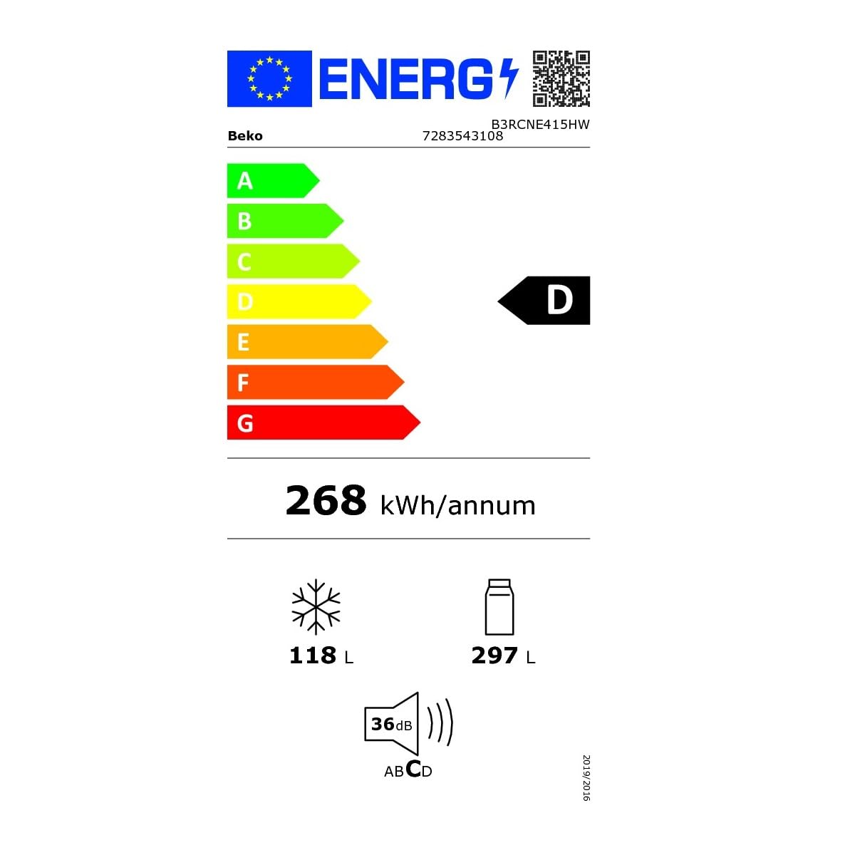 BEKO B3RCNE415HW
